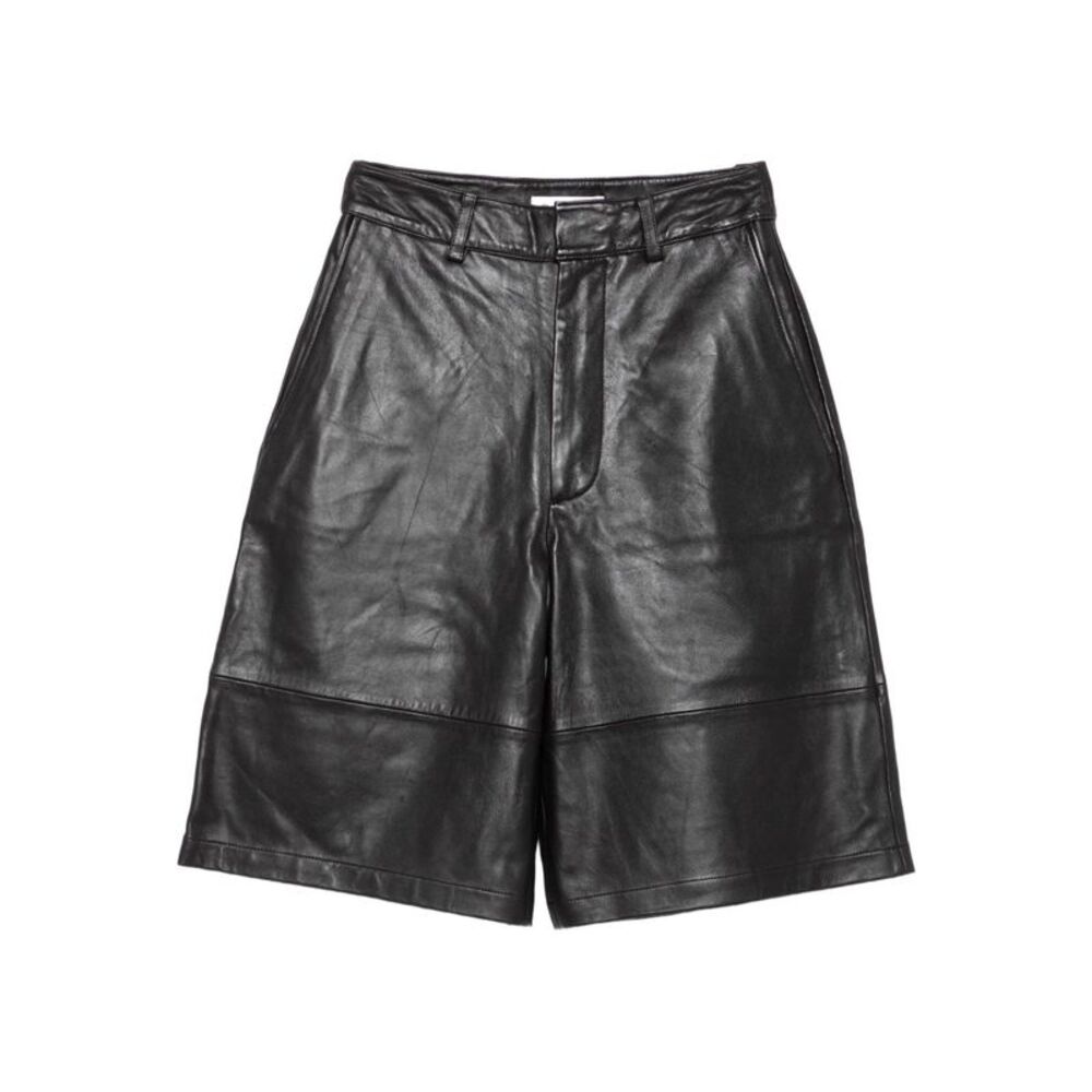 The Frankie Shop Women Leather Bermuda Shorts